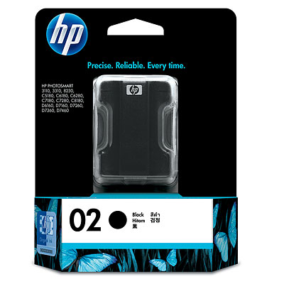 Mực in HP 02 Black Ink Cartridge (C8721WA)